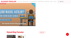 Desktop Screenshot of bloggertemalari.net